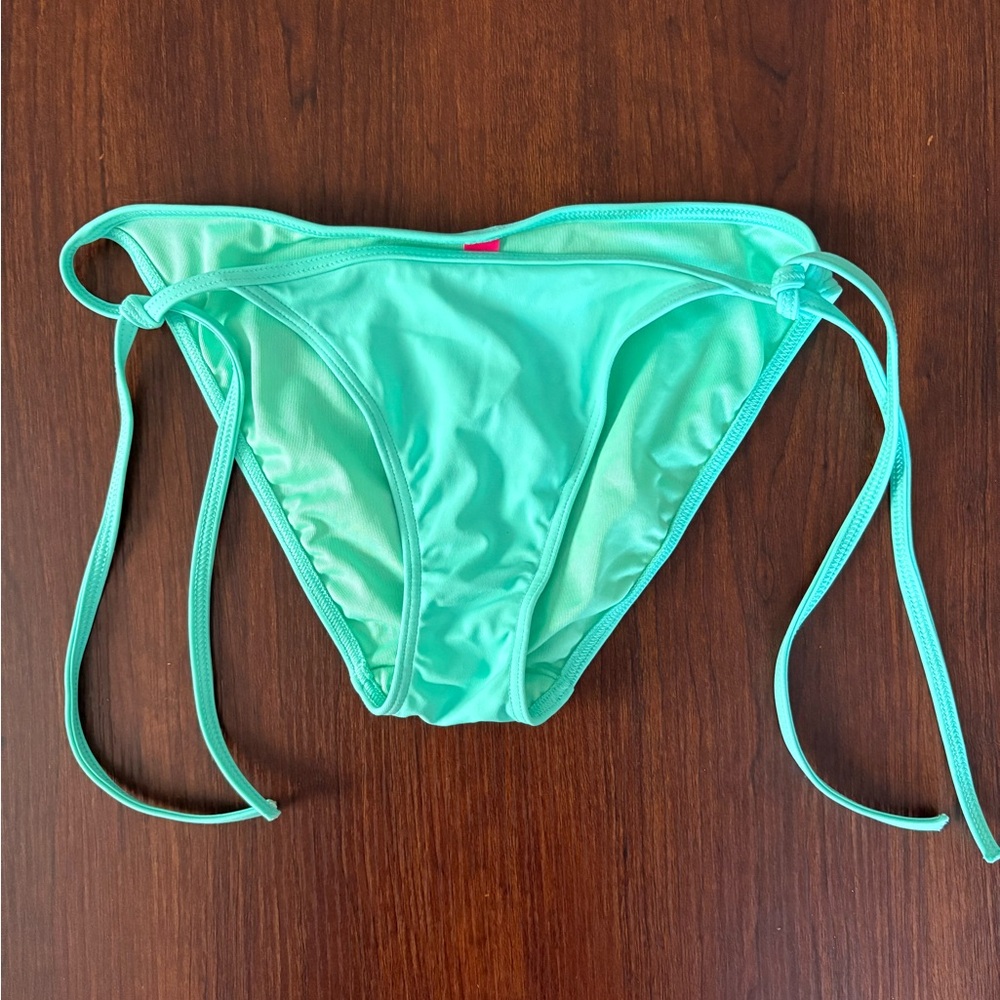 Victorias Secret Turquoise Bikini Bottom with Side Ties